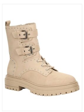 New Chelsea and Violet Leather Lace Up Boot Sz 8.5